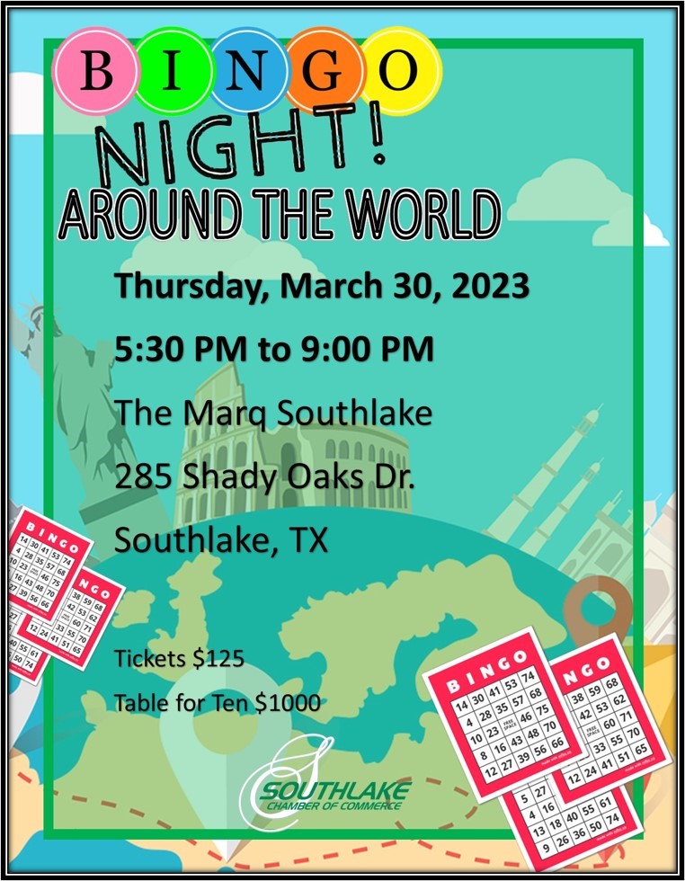 BINGO Night Around the World Select Southlake